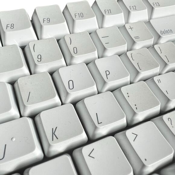 Apple Computer Keyboard Model A1048 Wired White Vintage Full Size - Picture 6 of 11